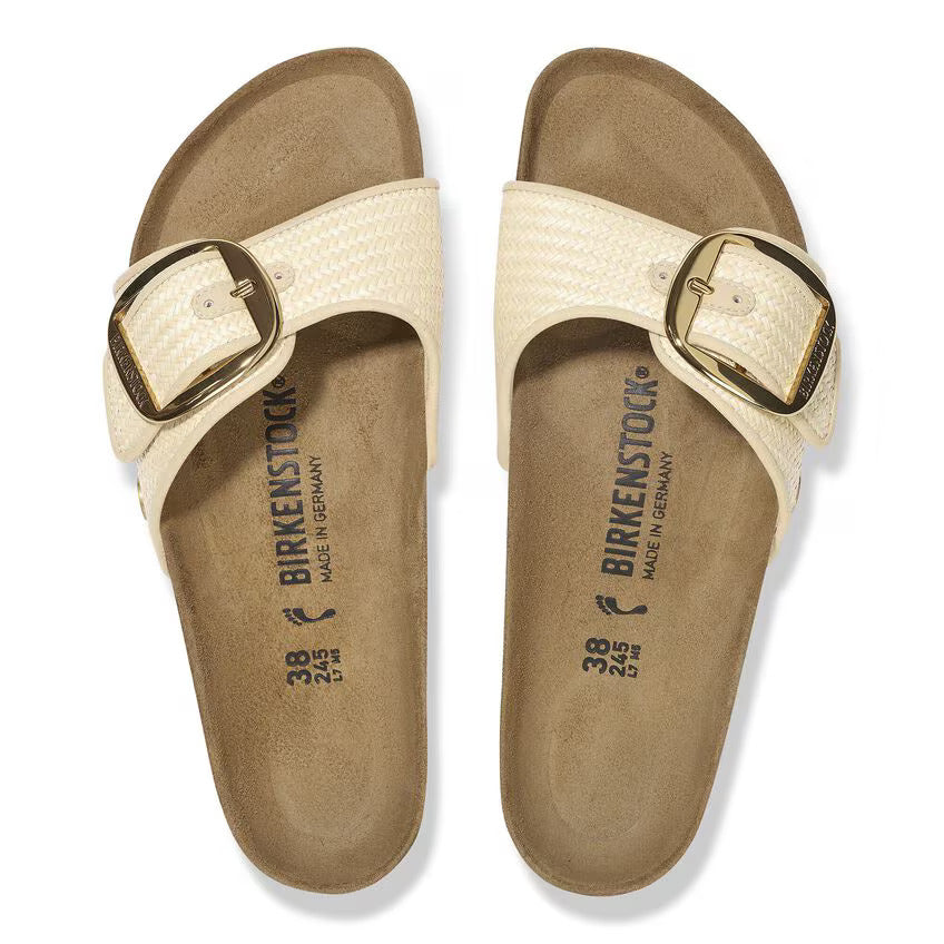 W Madrid Big Buckle Natural TEX Raffia 1029035