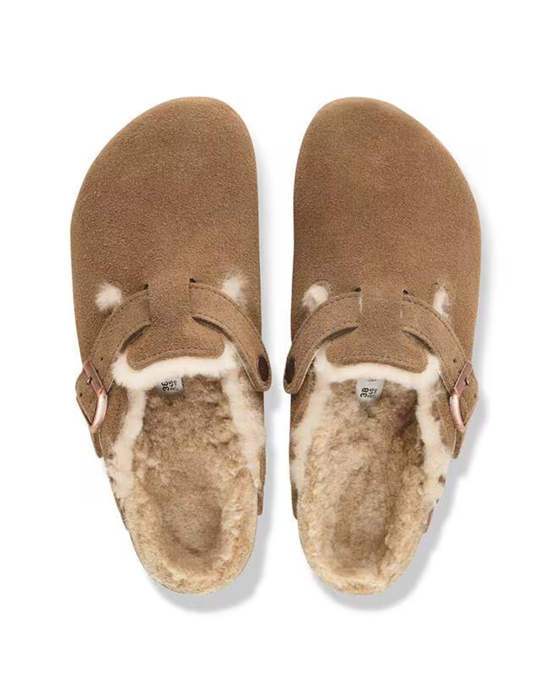 M Boston Shearling Dark Tea Suede/Leather 1032440