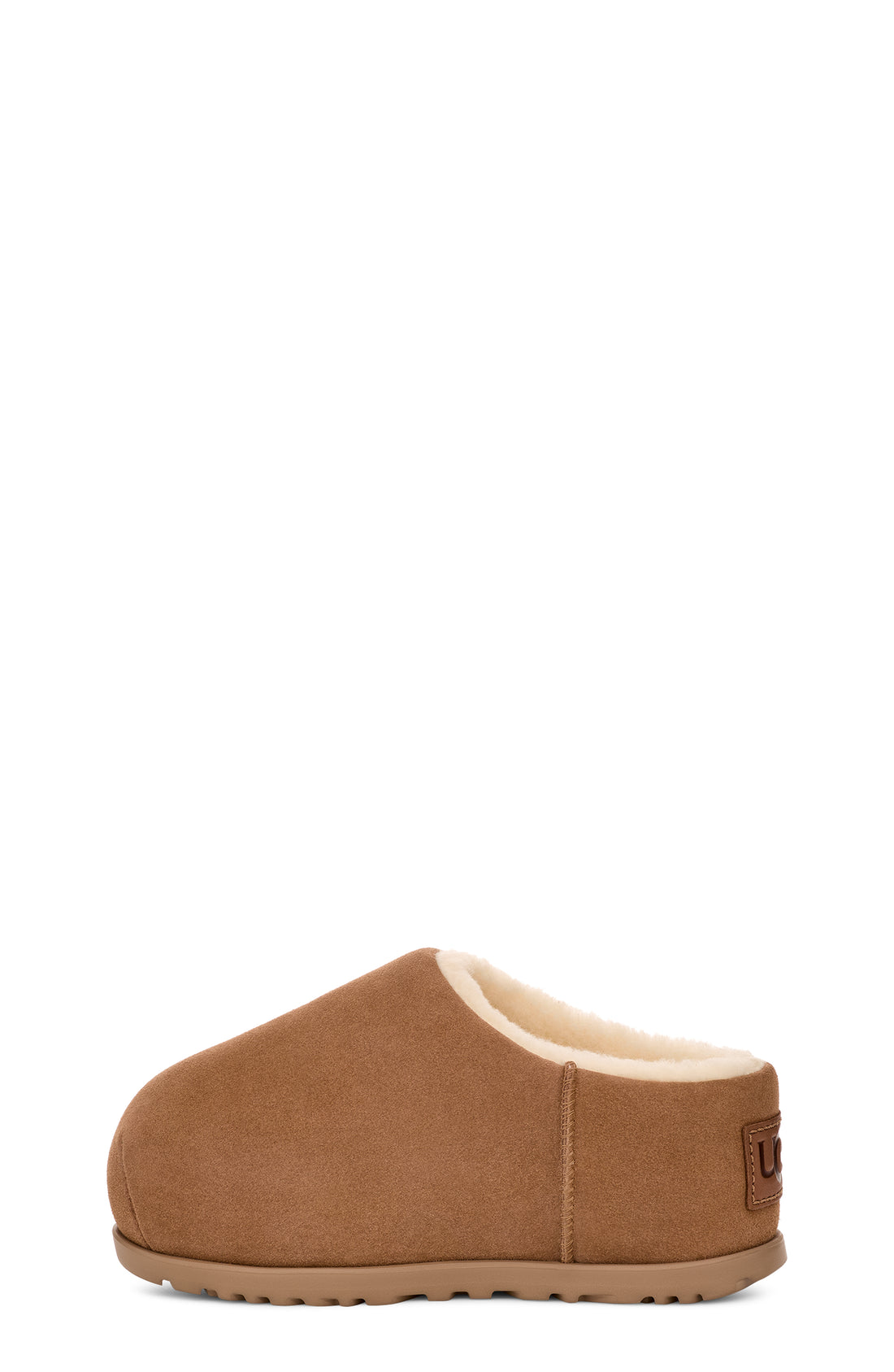 W Pumped Slide Chestnut Suede