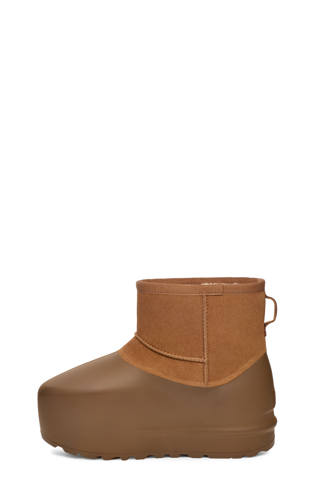 W Classic Mini Pumped Molded Chestnut Suede