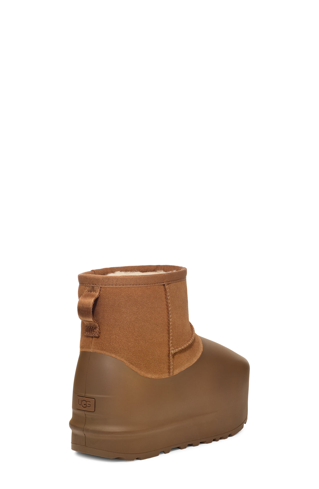 W Classic Mini Pumped Molded Chestnut Suede