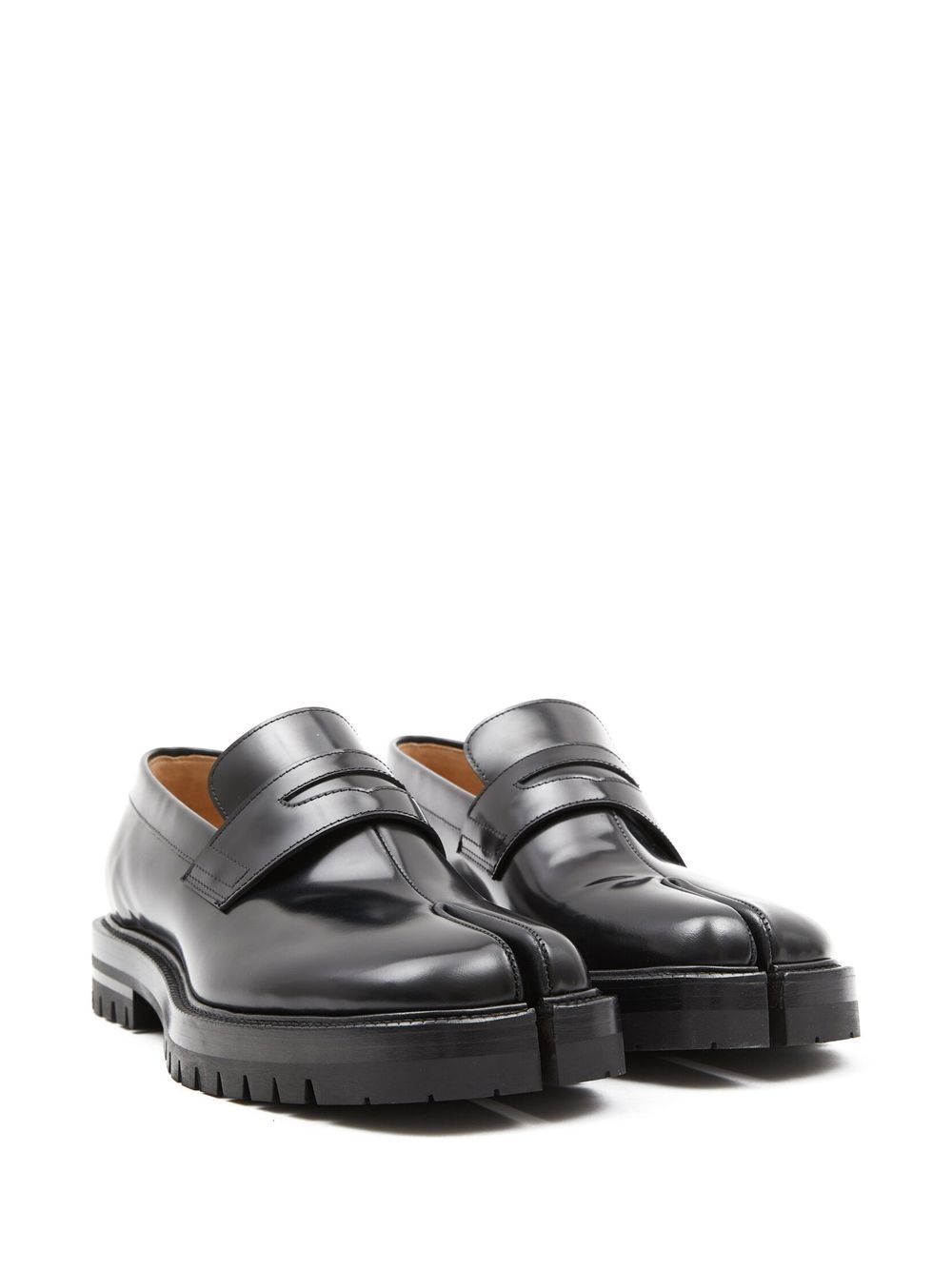 Tabi County Loafer Black Calf Leather