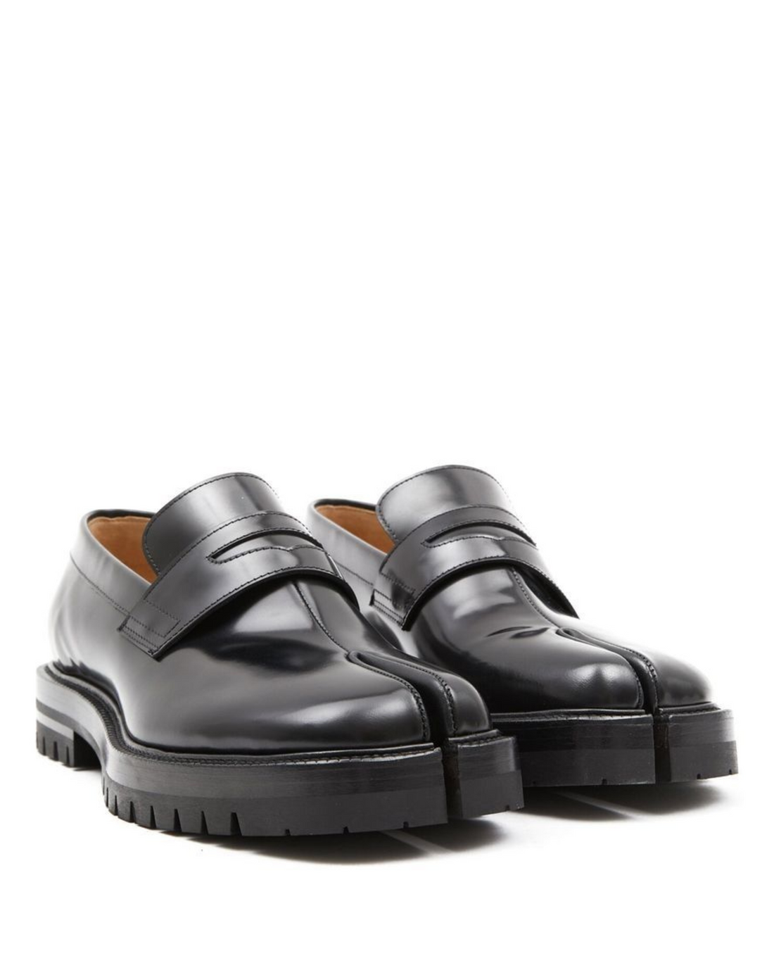 Tabi County Loafer Black Calf Leather