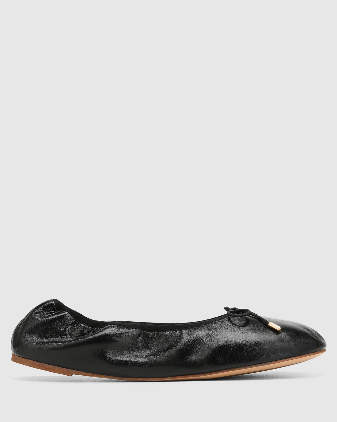 Scrunch Black Leather