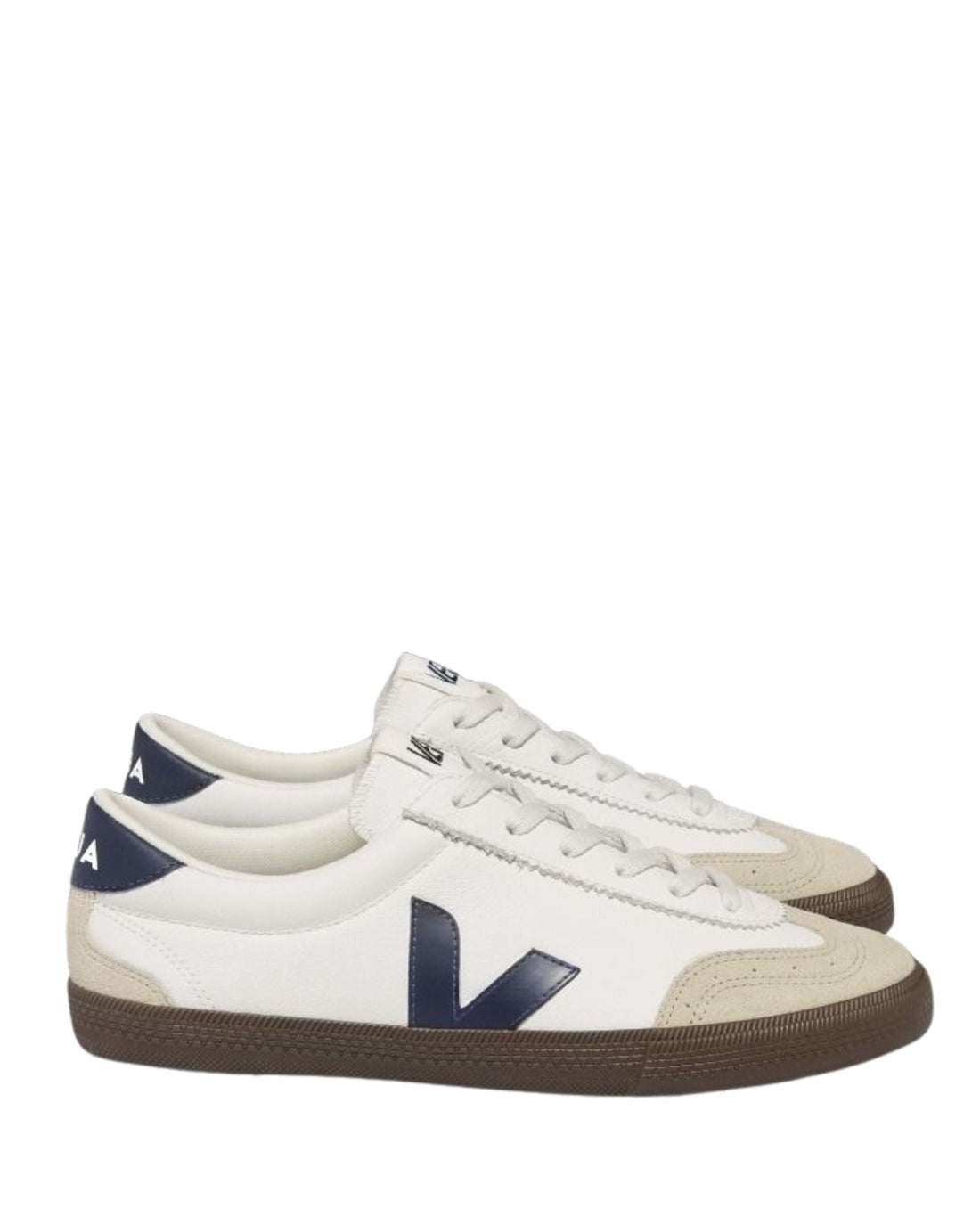 M Volley White Nautico Bark O.T. Leather