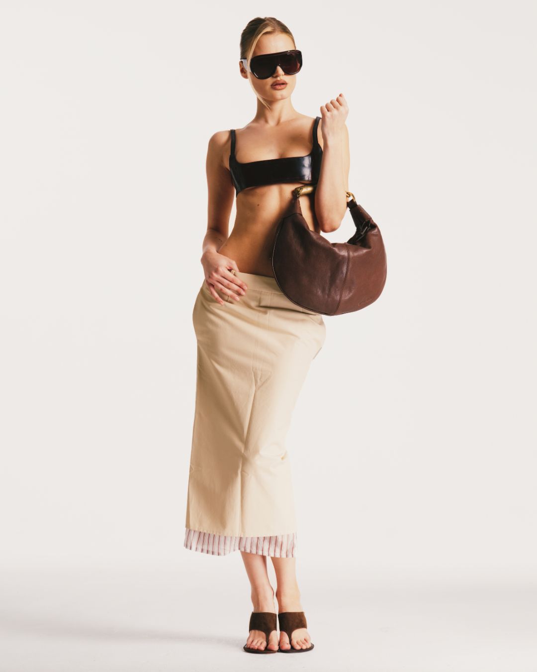 Mercer Brown Suede