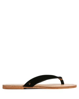 The Jaw Sandal Black Suede