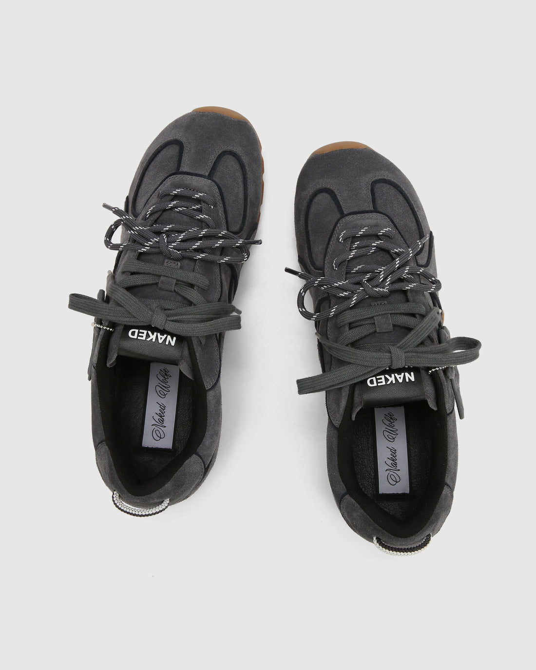 Ace M Dark Gray Suede