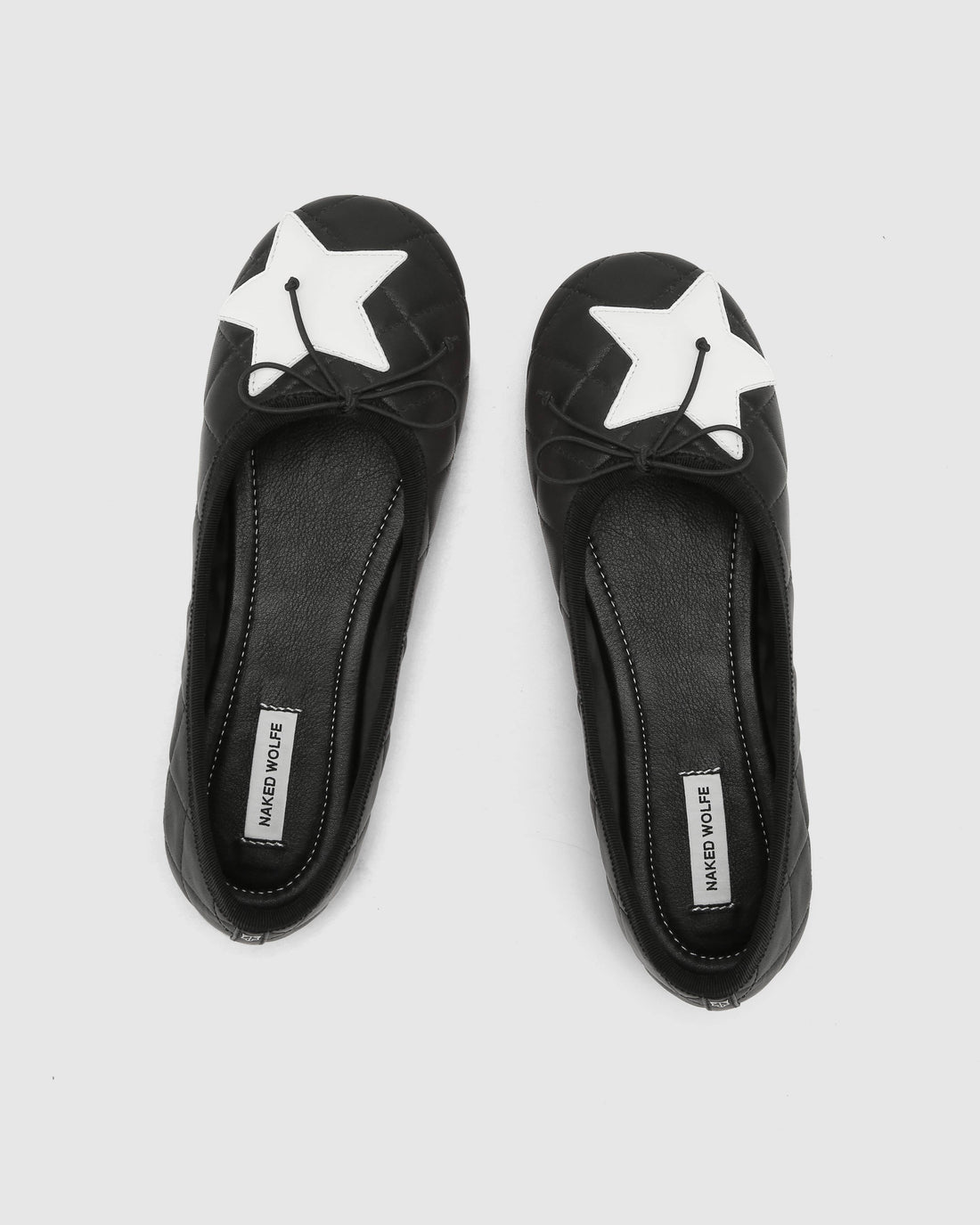 Bedford Black/White Leather