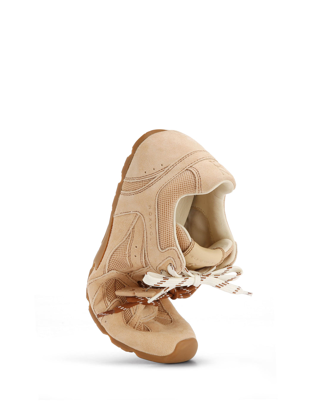 Atlas Mesh Beige Suede