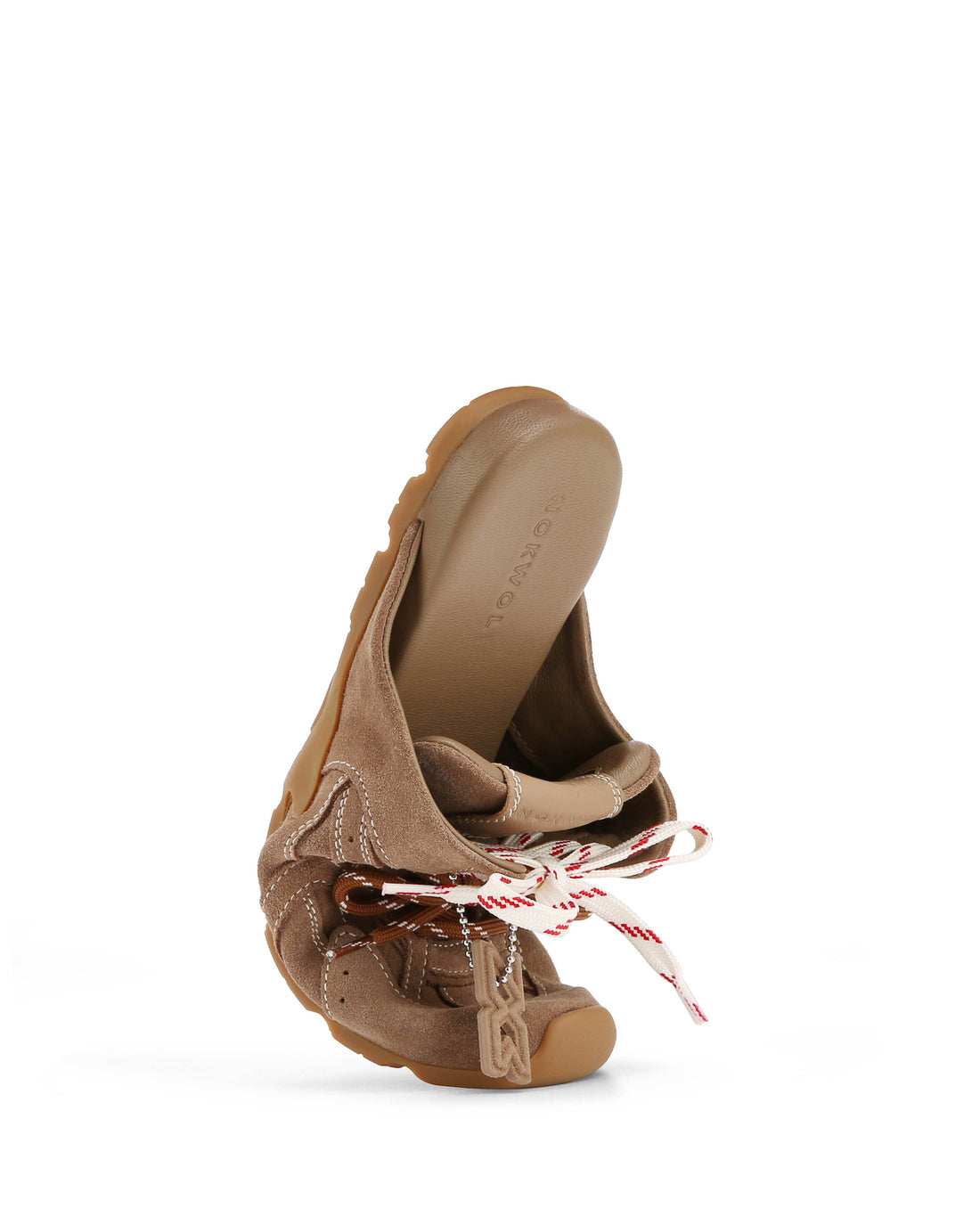 Atlas Slide Mushroom Suede