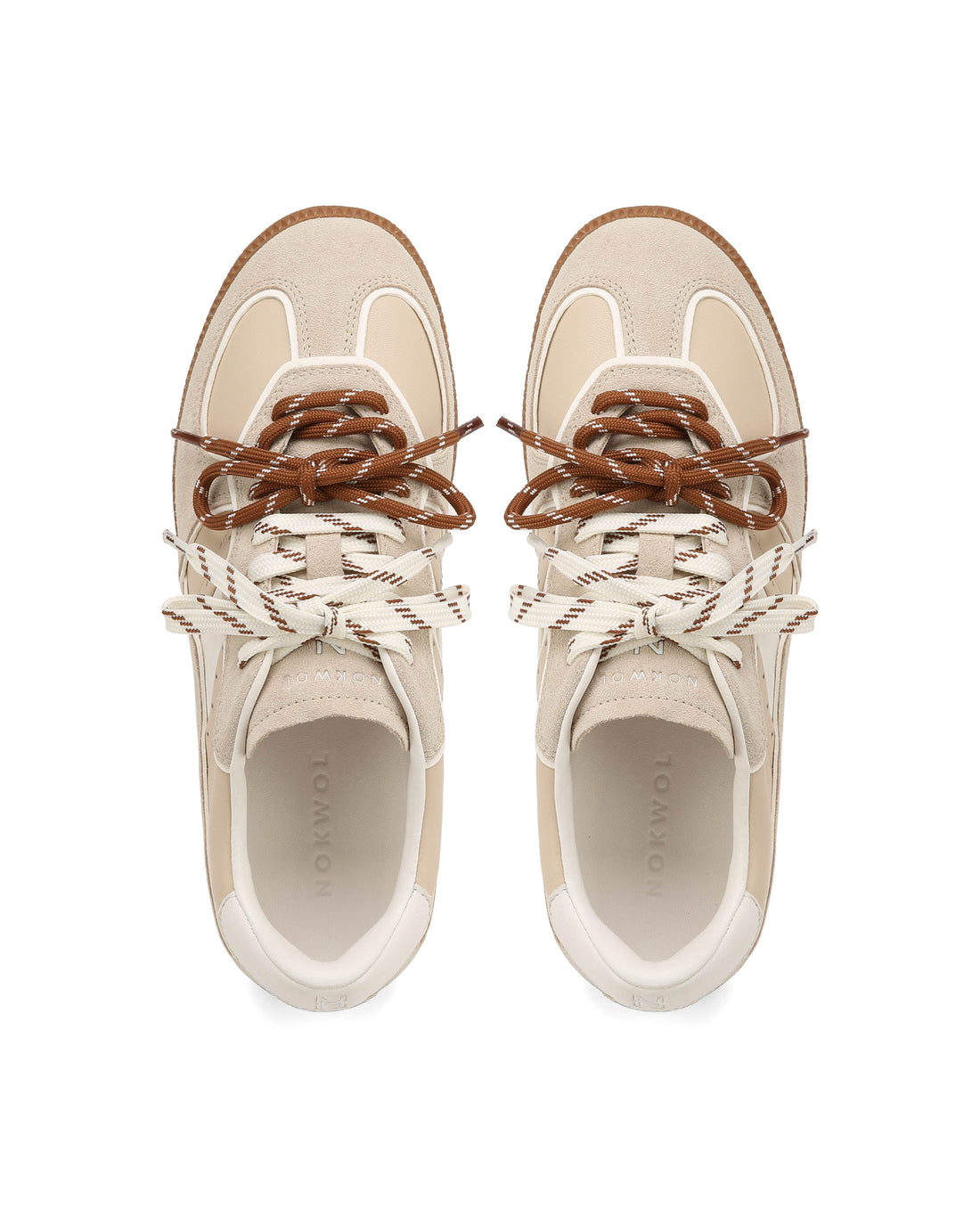 August Beige/White