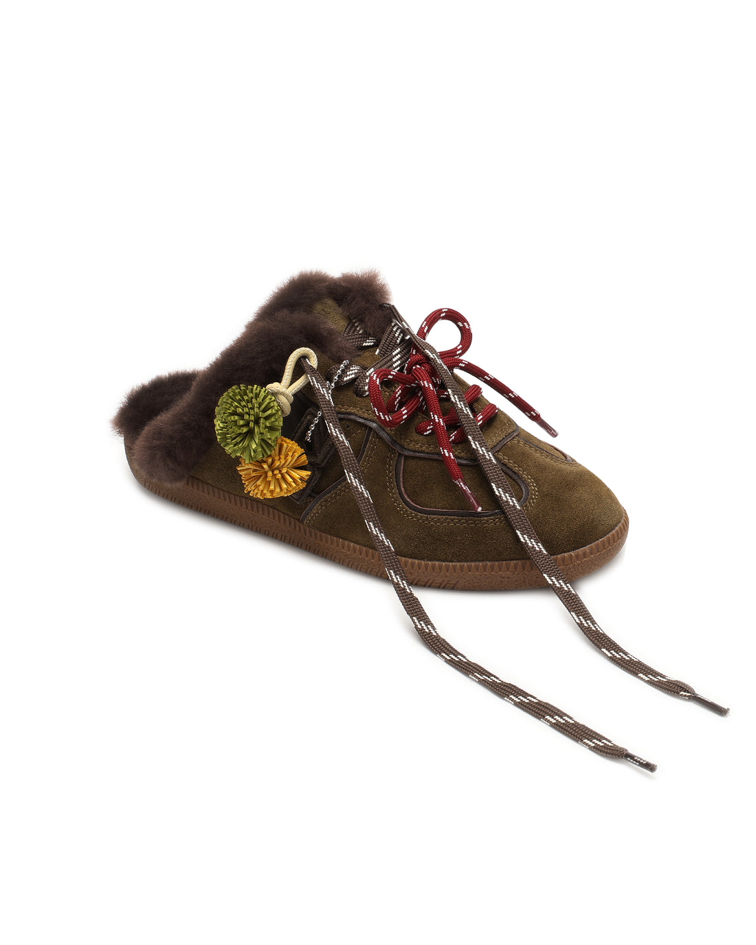 August Mule Khaki Suede
