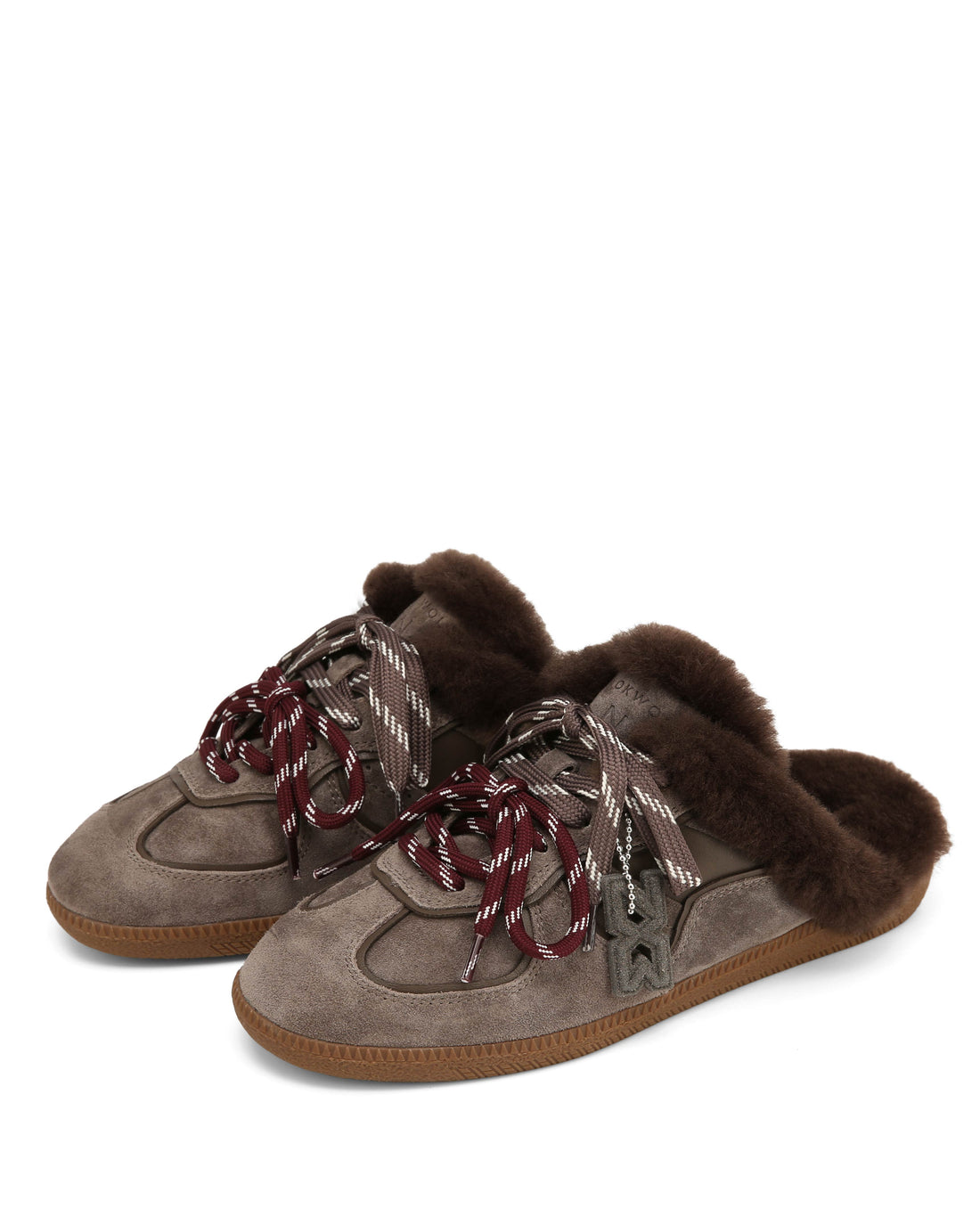 August Mule Smog Suede