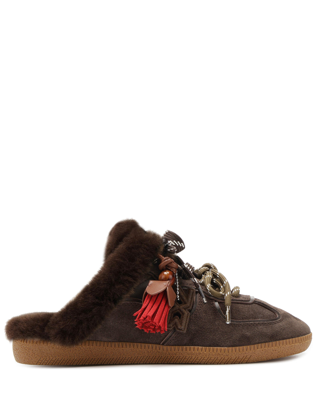 August Mule Umber Suede