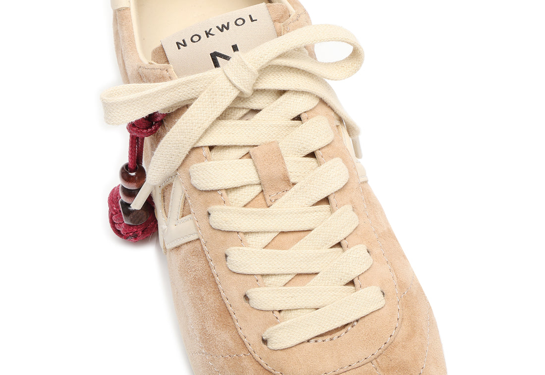 Avenue Beige/Off White Suede/Leather