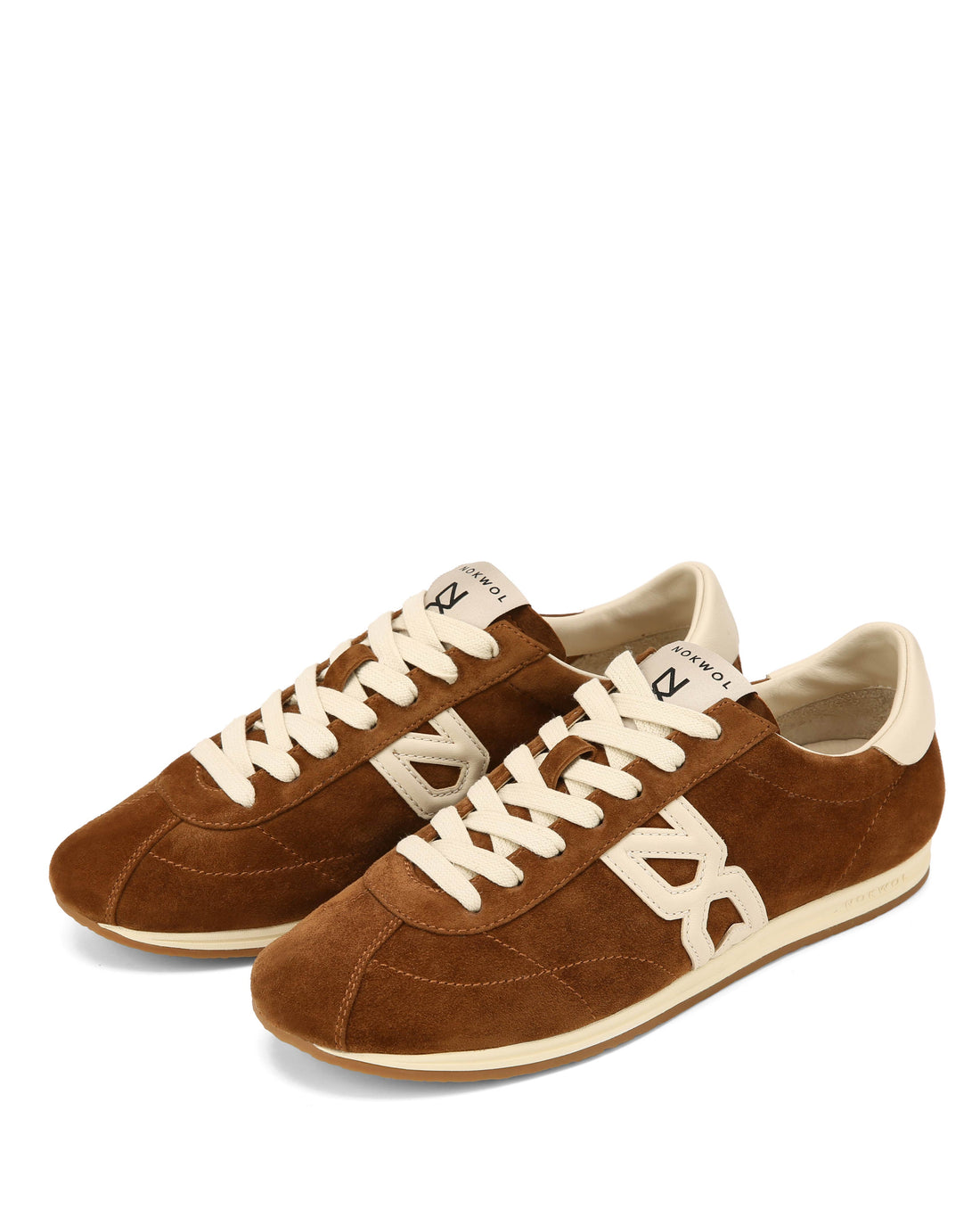 Avenue Tan/Off White Suede/Leather