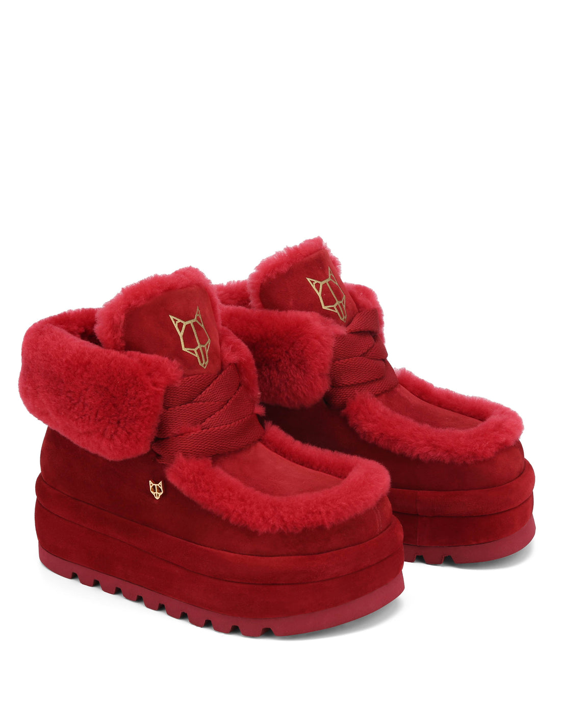 Bambi Burgundy Suede/Shearling