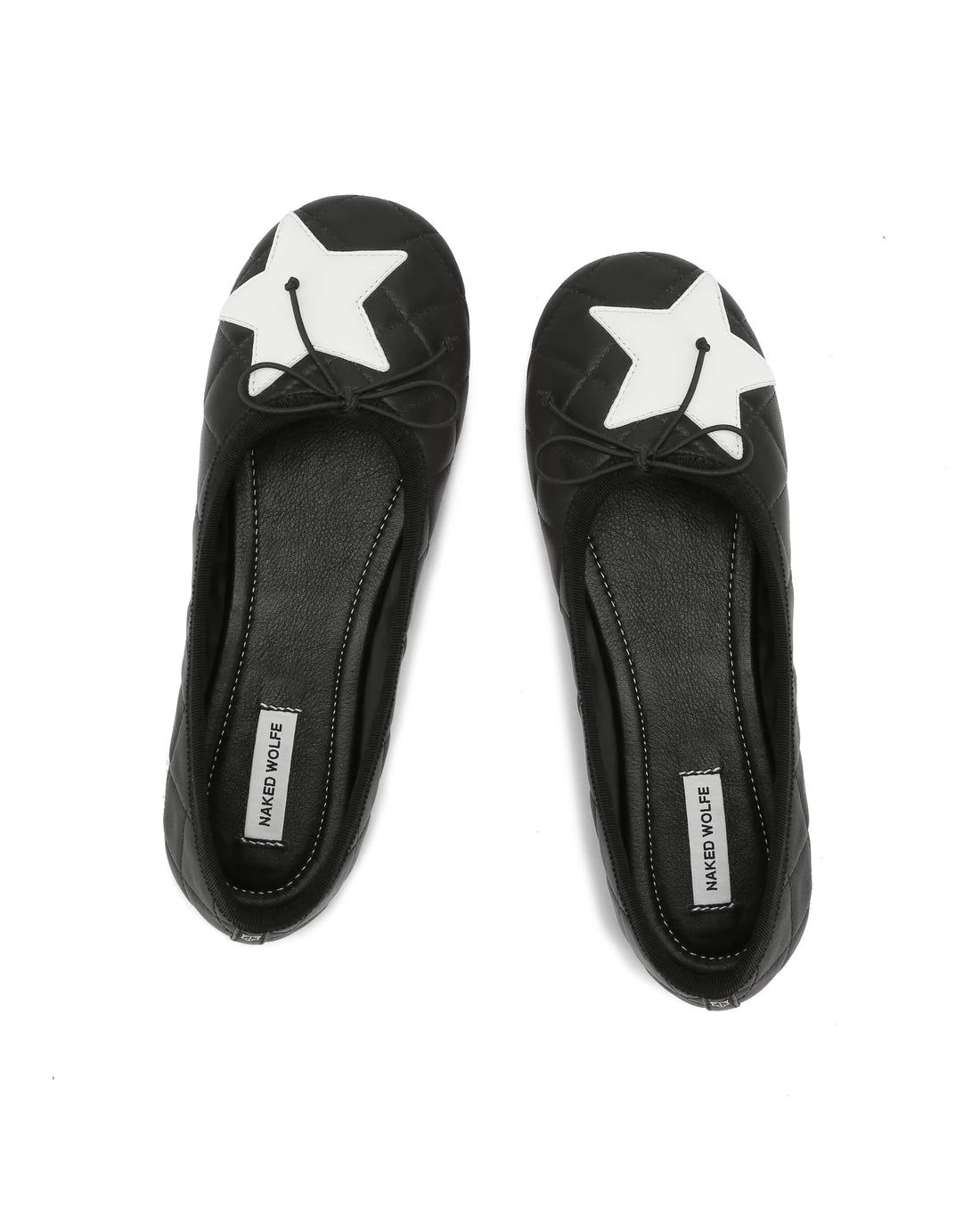 Bedford Black/White Leather