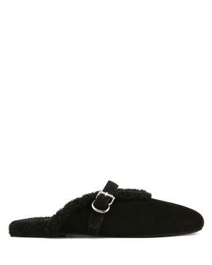 Belle Black Suede