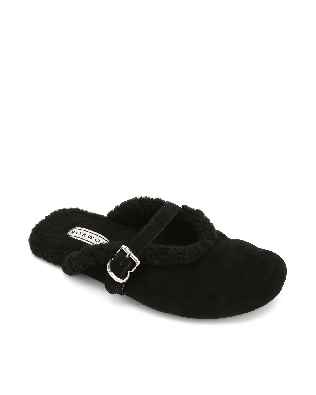 Belle Black Suede