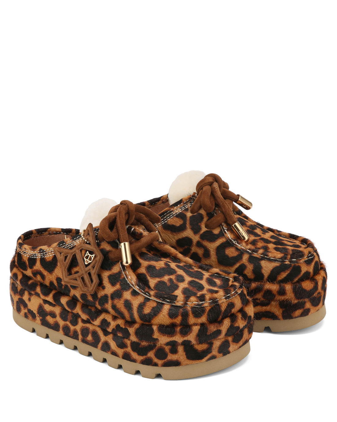 Blizzard Leopard Pony Suede/Shearling