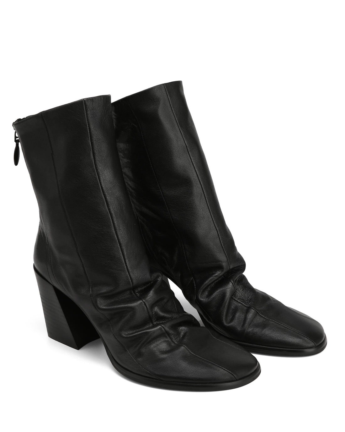 Brandy Black Leather
