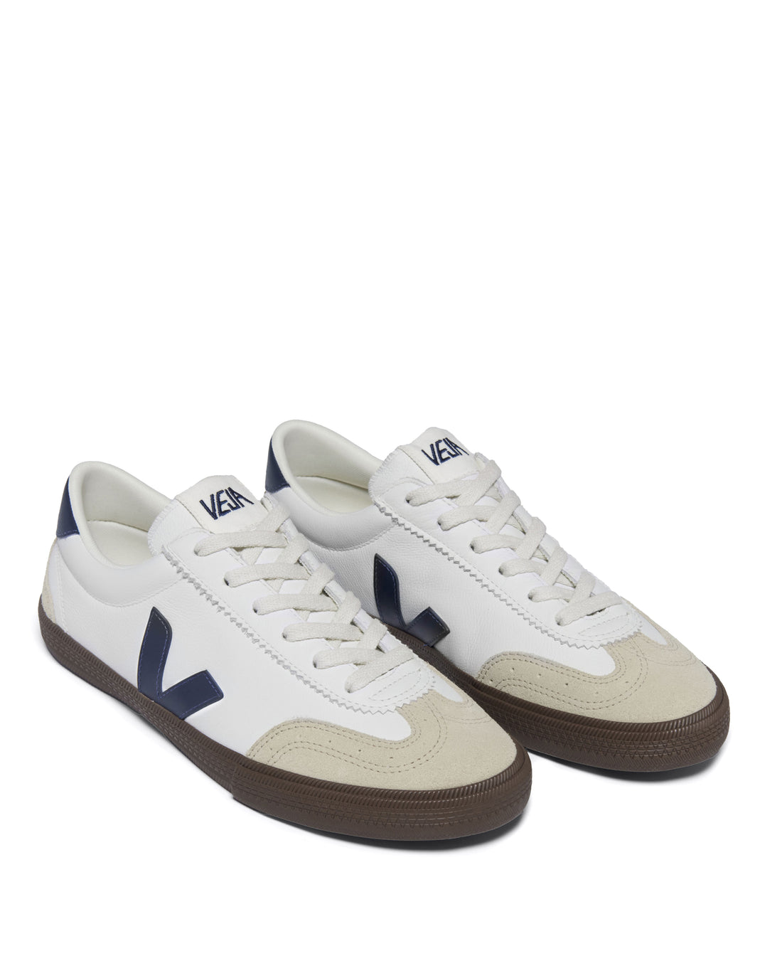 M Volley White Nautico Bark O.T. Leather