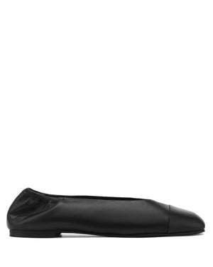Clemmi Black Leather/Mint Toe