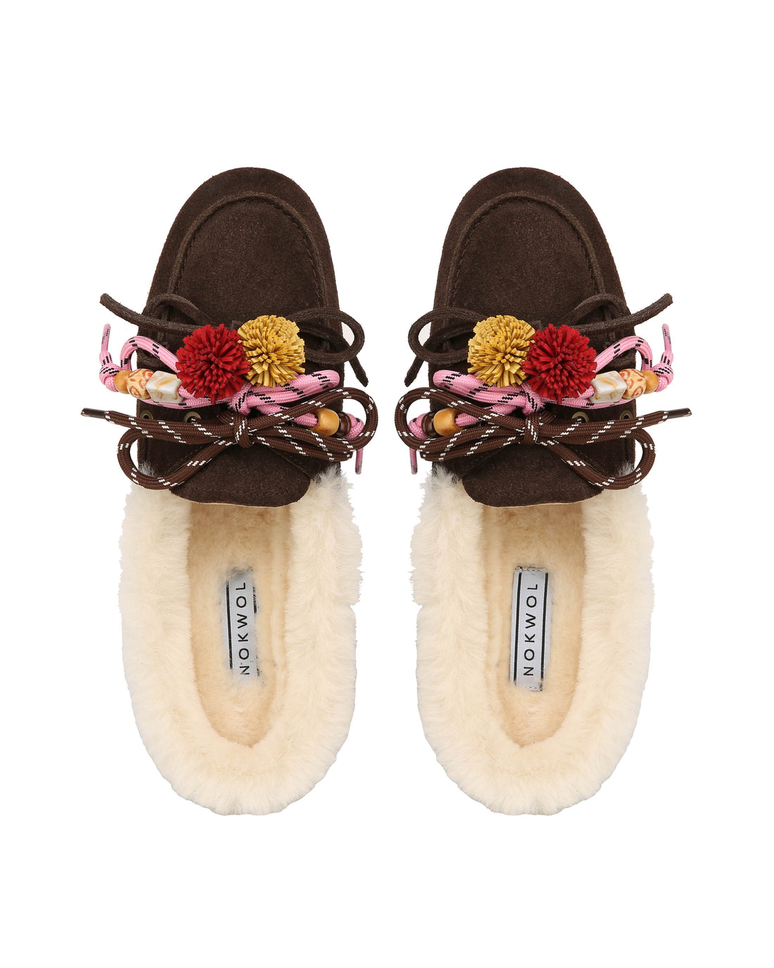 Coco Fur Brown Suede
