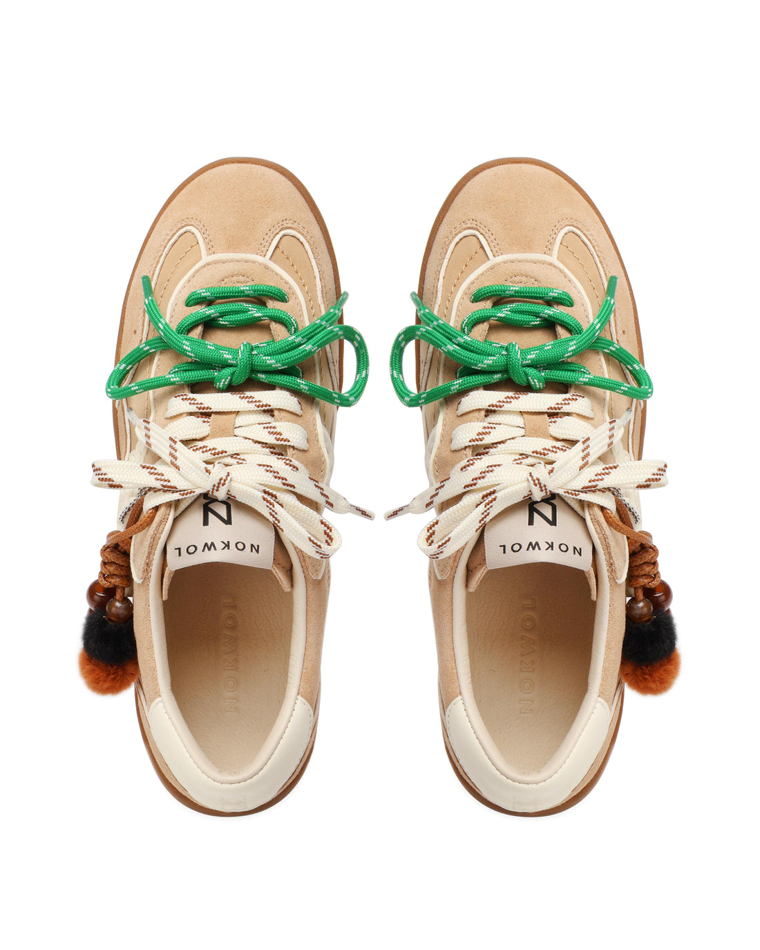 Cosmo Beige Multi Nylon/Suede