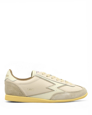 W Kobe Beige Leather Off White Details KO005