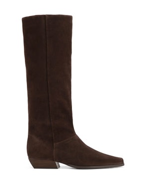 Eileen Chocolate Suede