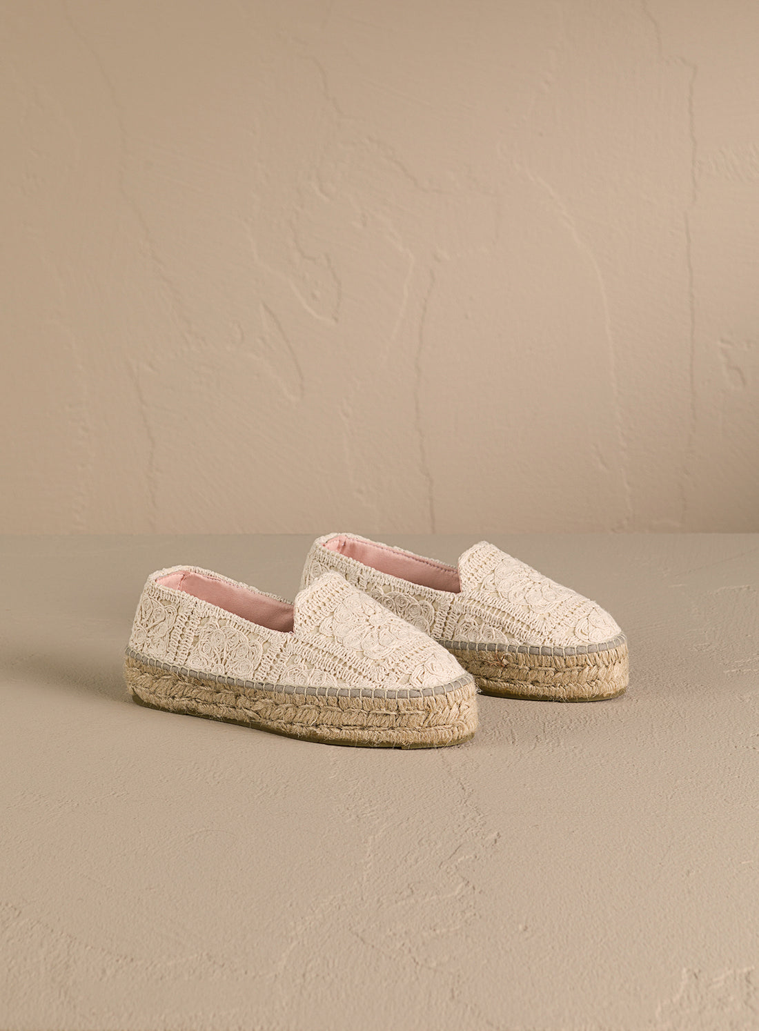 Double Sole Lace Espadrilles