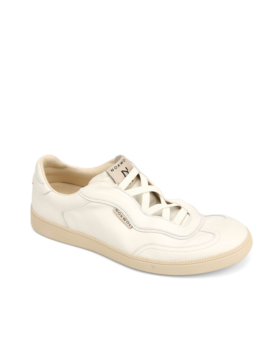 Hugo-M White Leather
