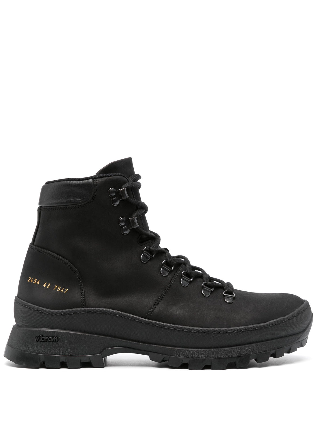 Hiking Boot Black Leather