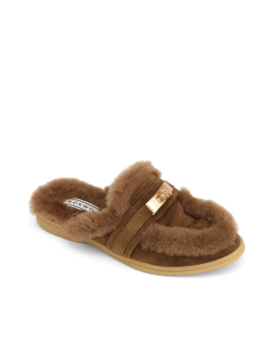 Jen Fur Walnut Suede