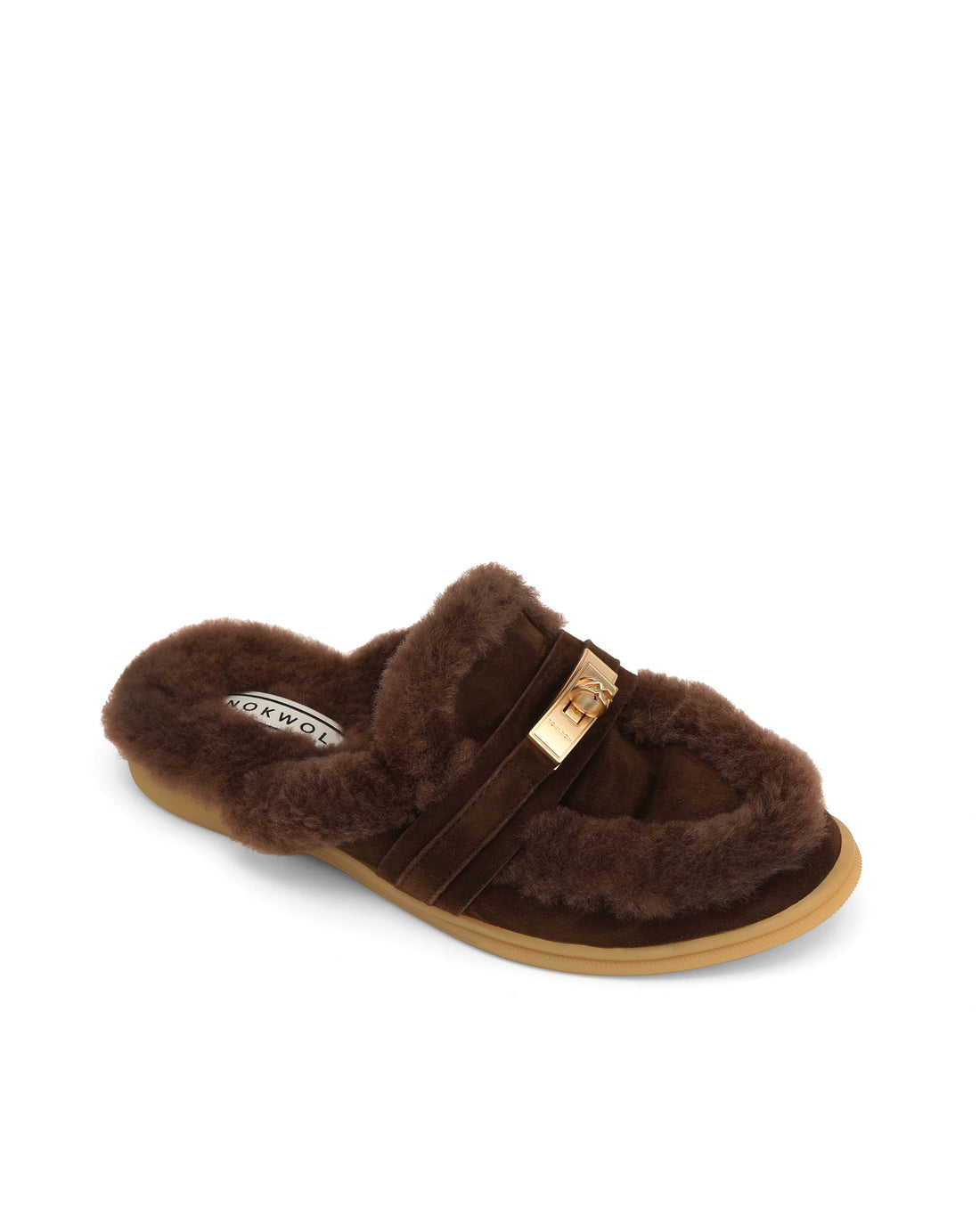 Jen Fur Chocolate Suede