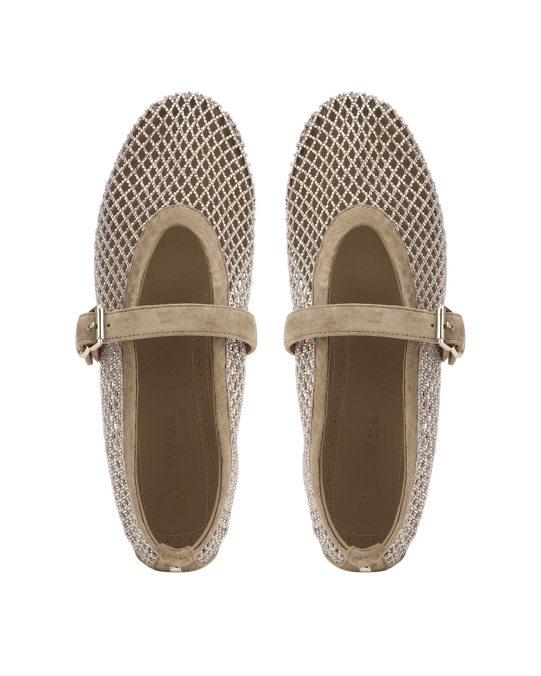 Lucky Taupe Suede/Mesh