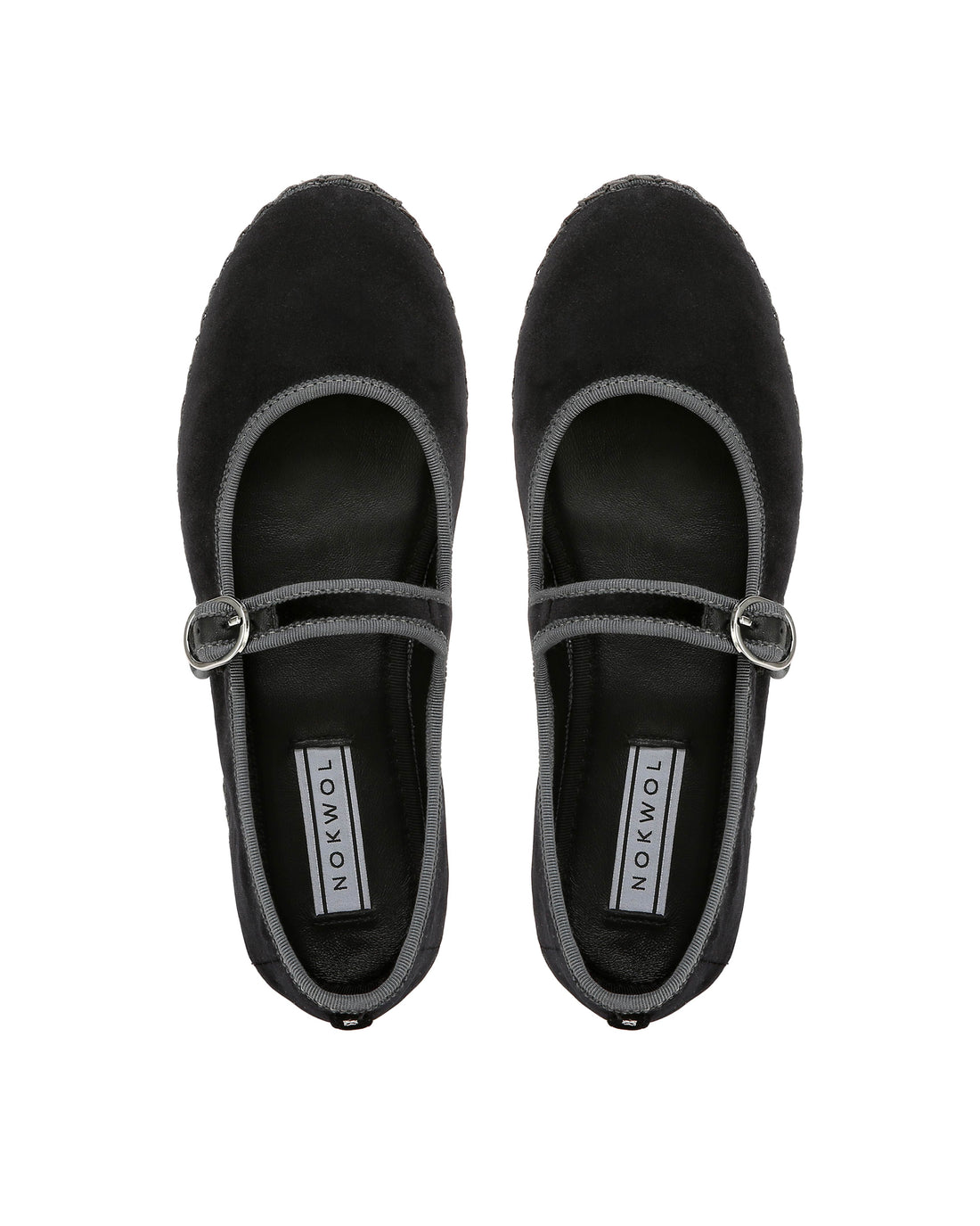 Mel Black/Grey Velvet