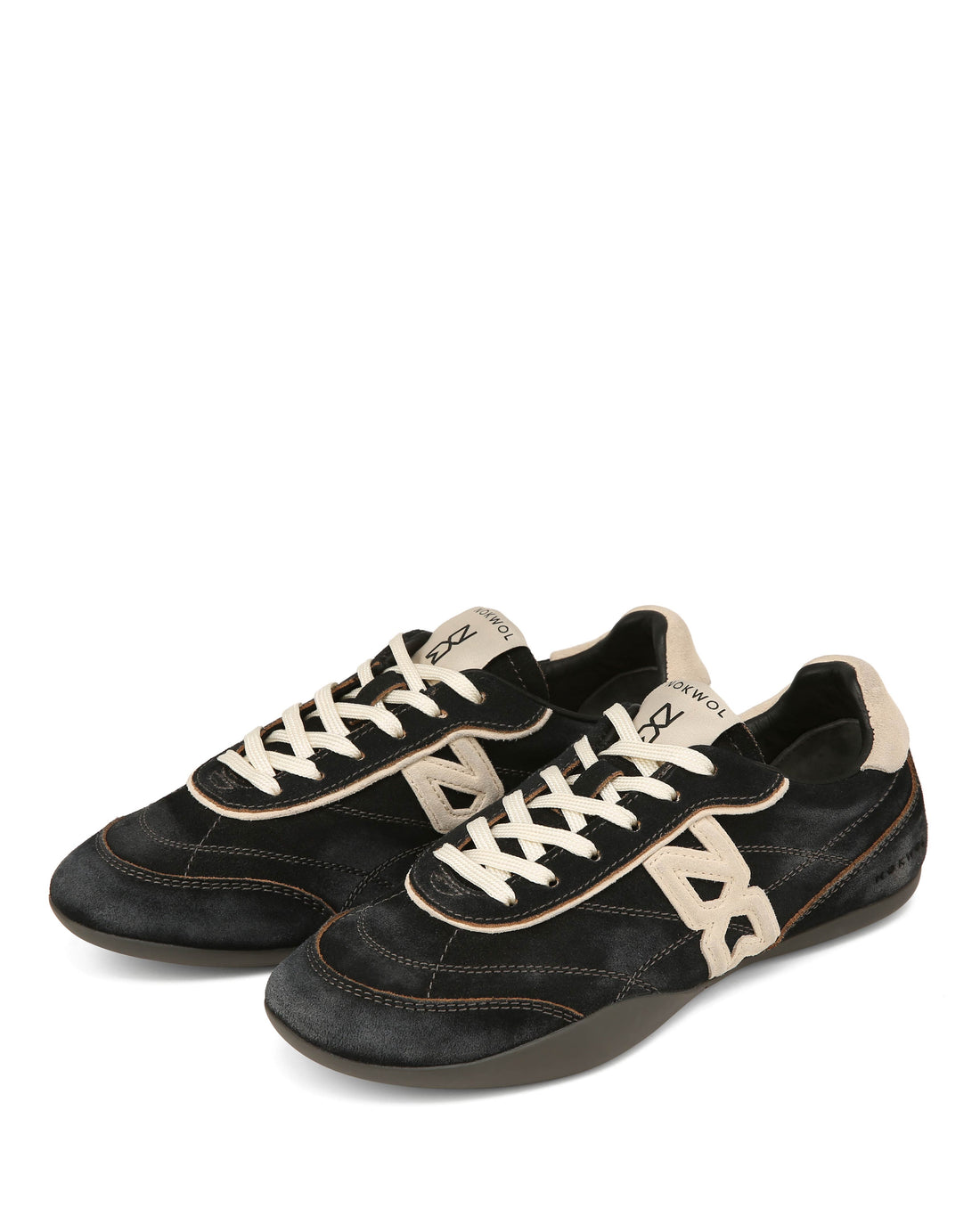 Mystic 3 Black Washed Suede