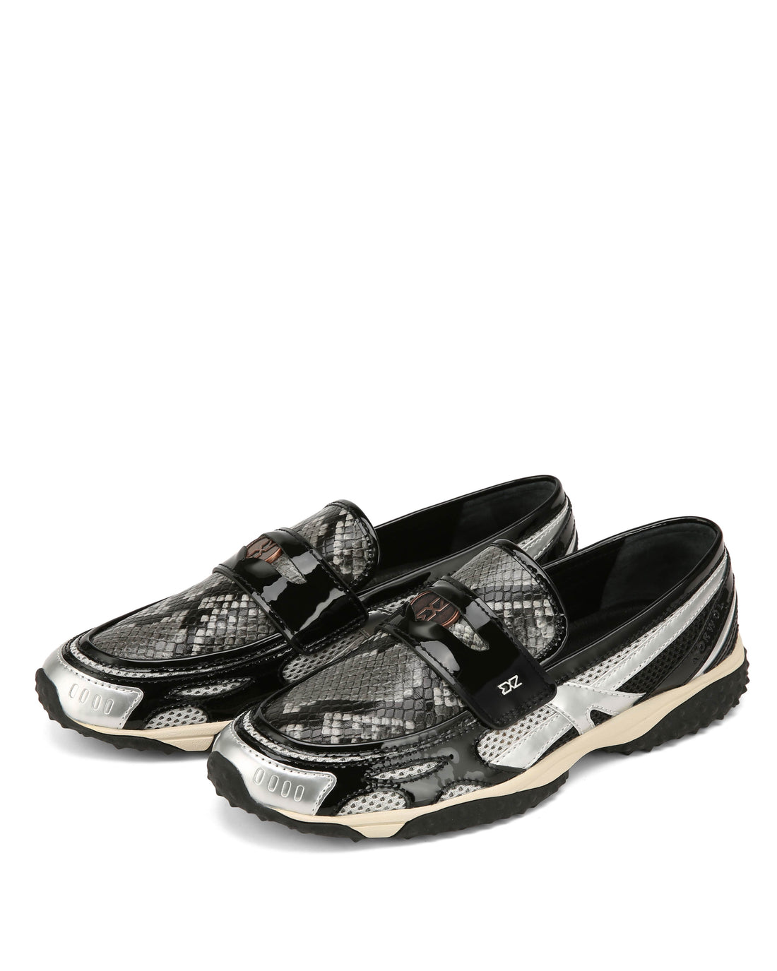 Nox Black/Silver Leather