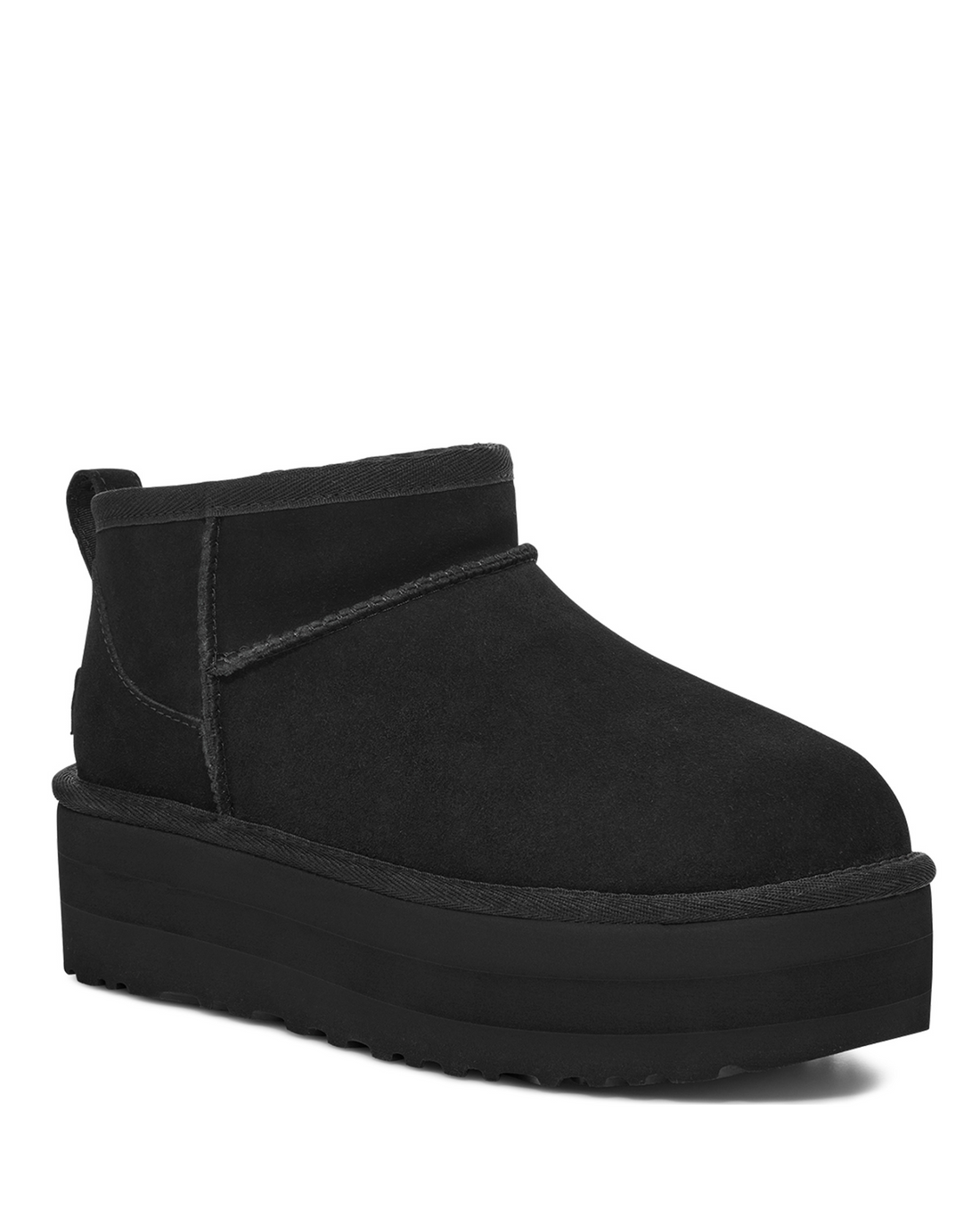 W Classic Ultra Mini Platform Black Suede