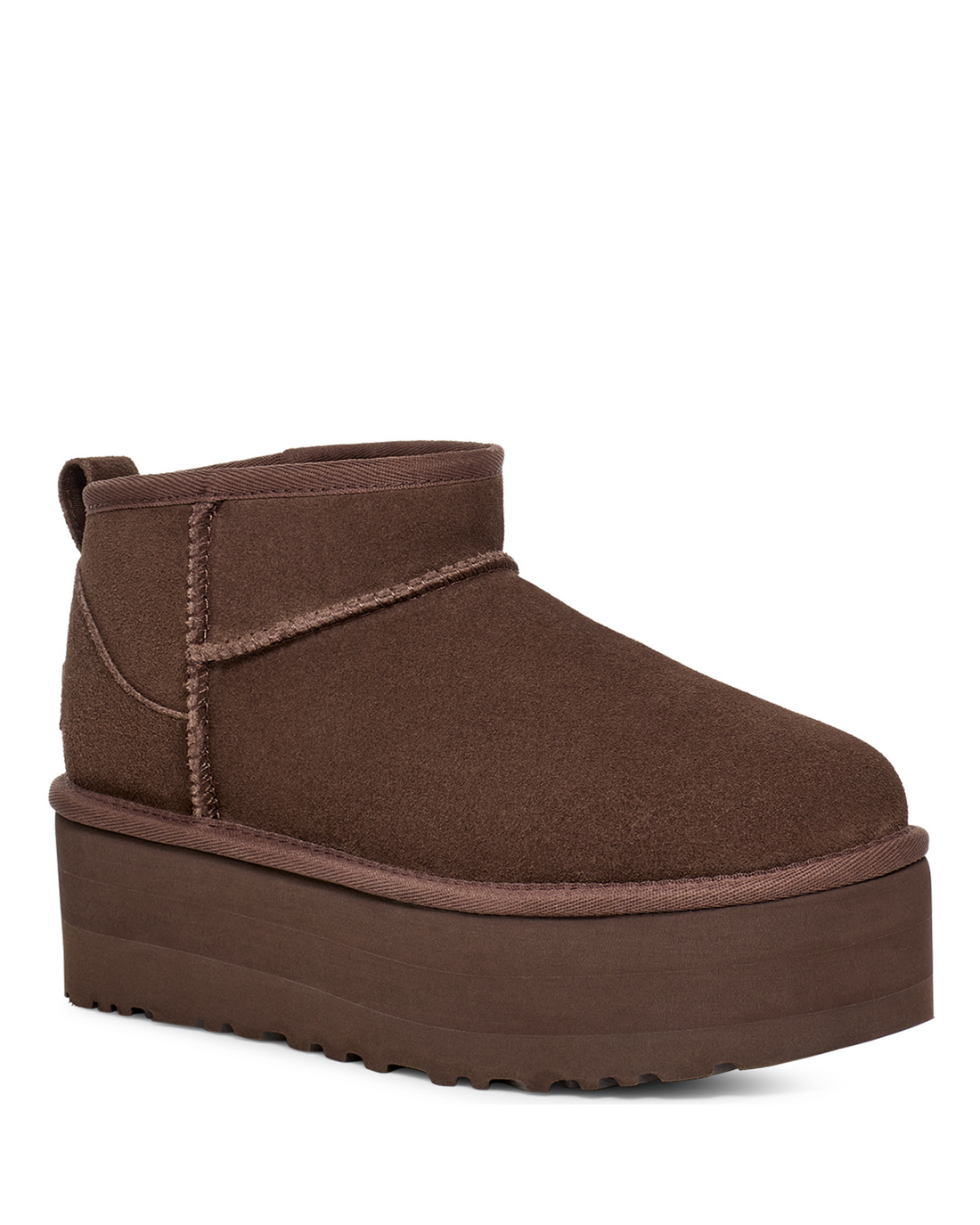 W Classic Ultra Mini Platform Burnt Cedar Suede