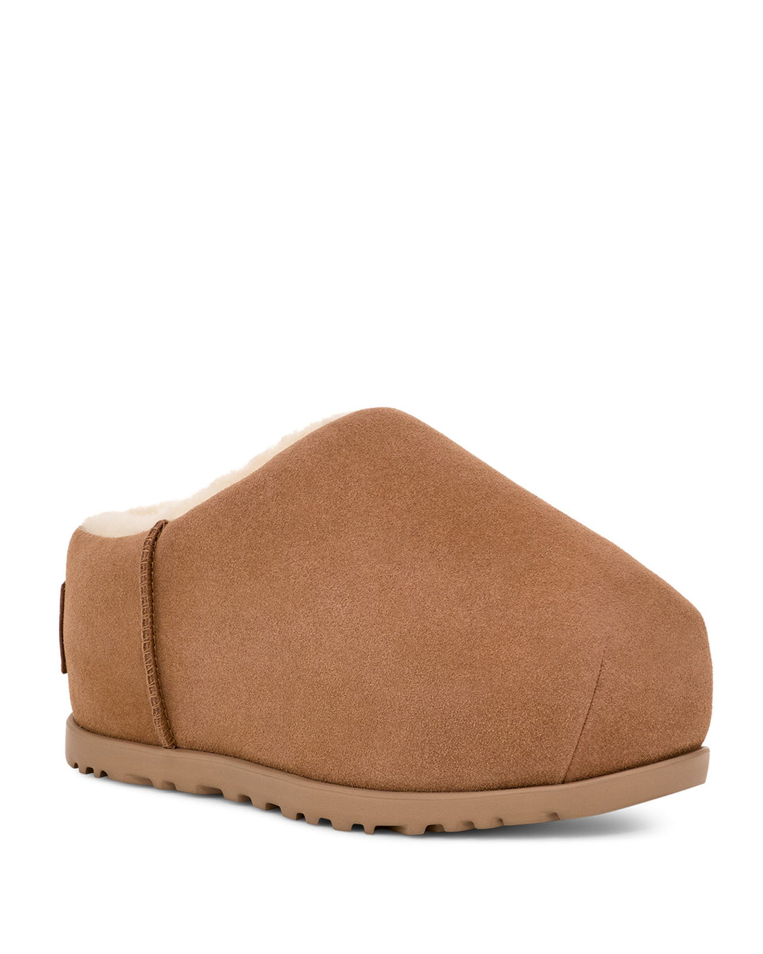 W Pumped Slide Chestnut Suede