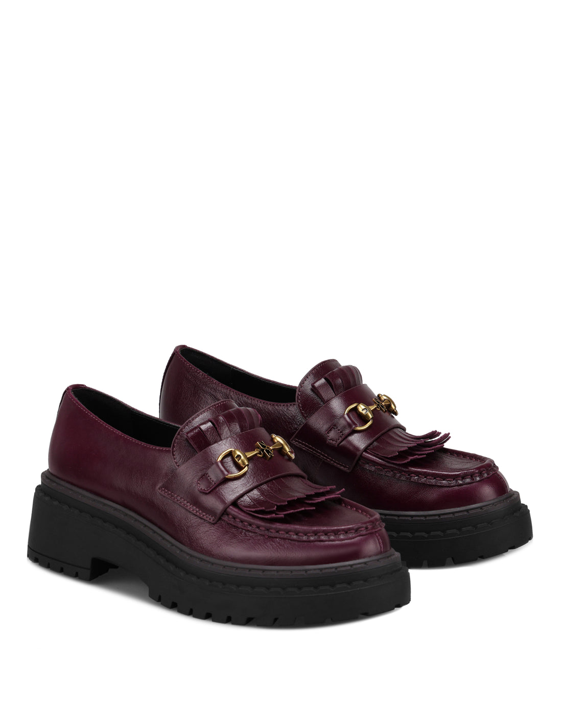 Perry Burgundy Leather