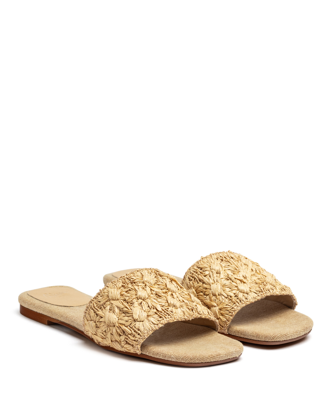 Pisa Natural Raffia Sandal