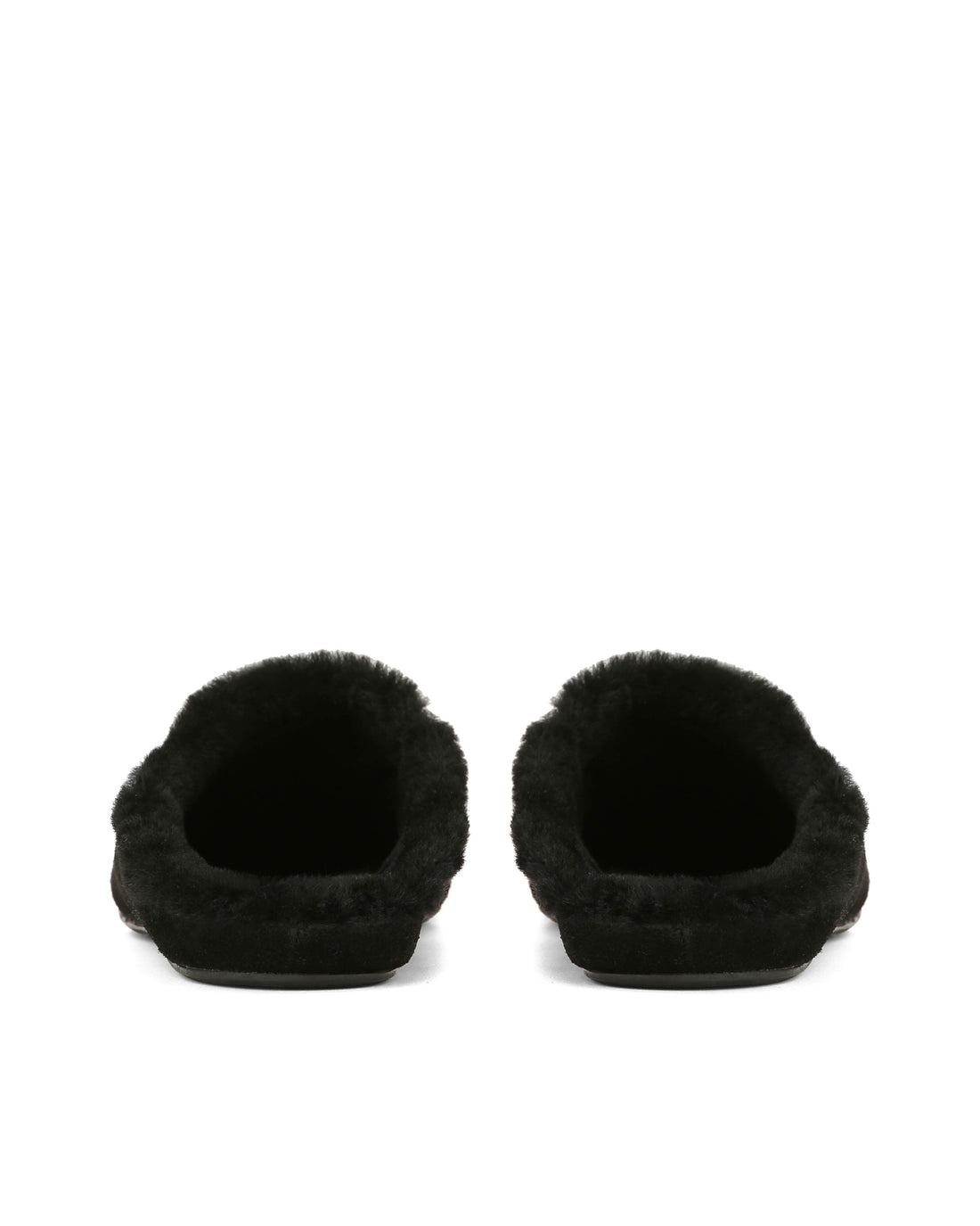 Priya Fur Black Suede