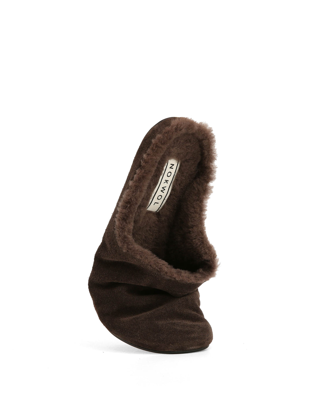 Priya Fur Umber Suede