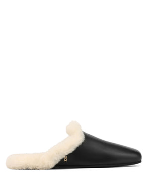 Saskia Black Leather